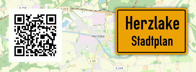 Stadtplan Herzlake