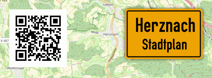 Stadtplan Herznach