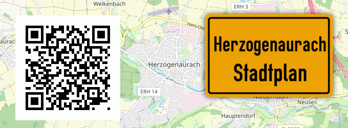 Stadtplan Herzogenaurach
