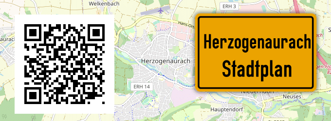 Stadtplan Herzogenaurach