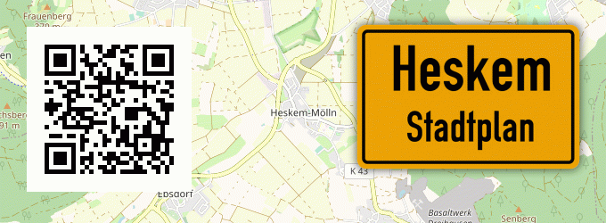 Stadtplan Heskem