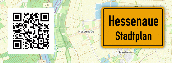 Stadtplan Hessenaue