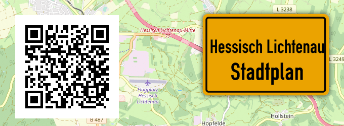 Stadtplan Hessisch Lichtenau