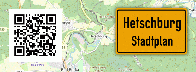 Stadtplan Hetschburg