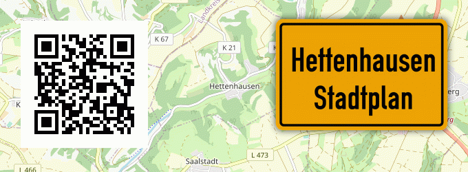 Stadtplan Hettenhausen, Pfalz
