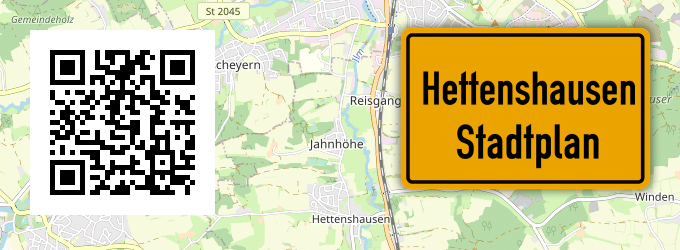 Stadtplan Hettenshausen
