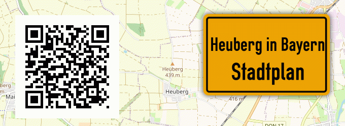Stadtplan Heuberg in Bayern