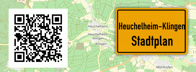 Stadtplan Heuchelheim-Klingen