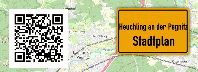 Stadtplan Heuchling an der Pegnitz