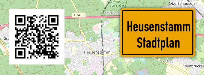 Stadtplan Heusenstamm