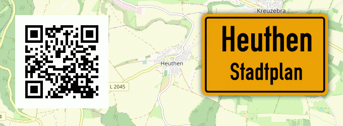 Stadtplan Heuthen