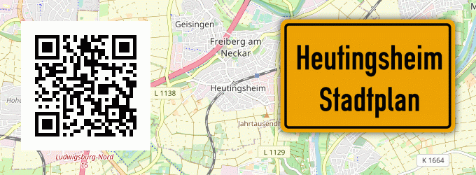 Stadtplan Heutingsheim
