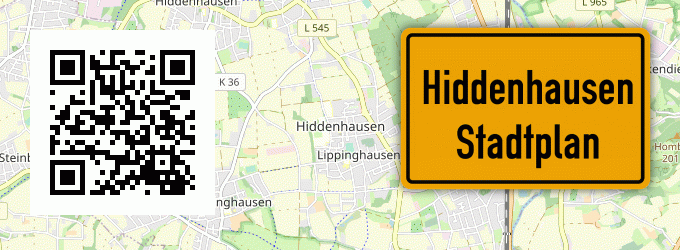Stadtplan Hiddenhausen