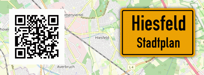 Stadtplan Hiesfeld
