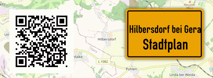 Stadtplan Hilbersdorf bei Gera