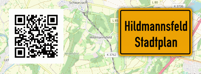 Stadtplan Hildmannsfeld