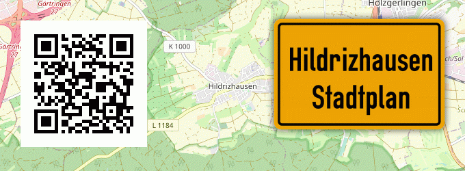 Stadtplan Hildrizhausen