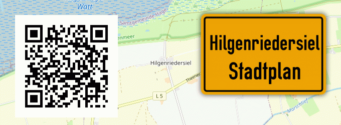 Stadtplan Hilgenriedersiel