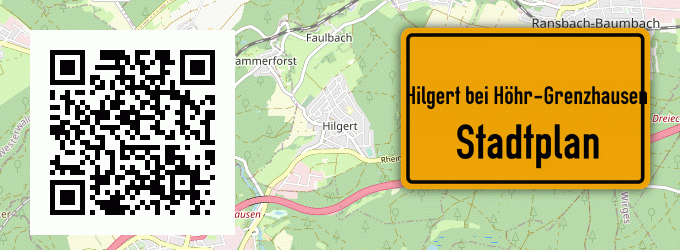 Stadtplan Hilgert bei Höhr-Grenzhausen