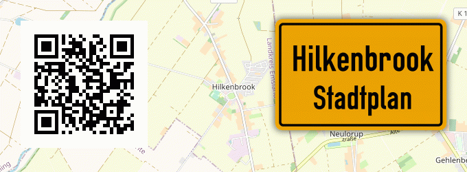 Stadtplan Hilkenbrook