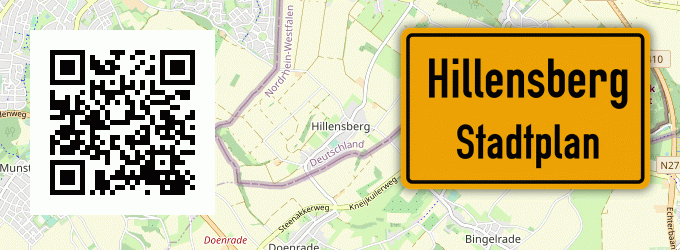 Stadtplan Hillensberg