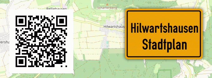 Stadtplan Hilwartshausen, Solling
