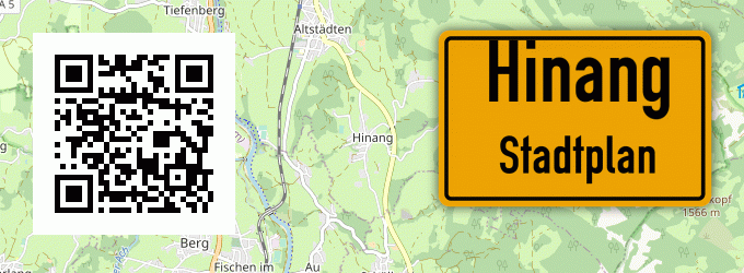 Stadtplan Hinang, Allgäu