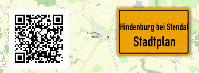Stadtplan Hindenburg bei Stendal