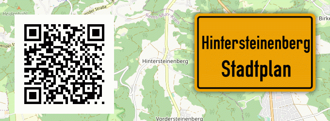 Stadtplan Hintersteinenberg