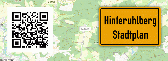 Stadtplan Hinteruhlberg