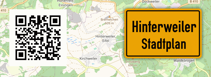 Stadtplan Hinterweiler, Eifel