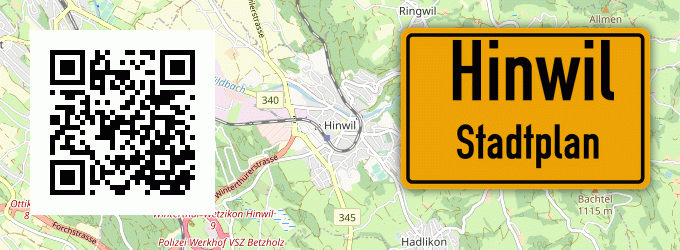 Stadtplan Hinwil