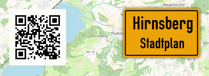 Stadtplan Hirnsberg, Oberbayern