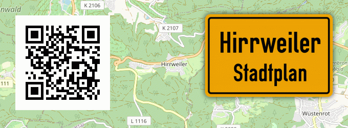 Stadtplan Hirrweiler