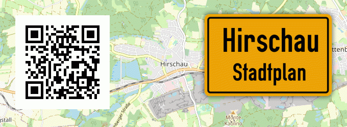 Stadtplan Hirschau, Oberpfalz