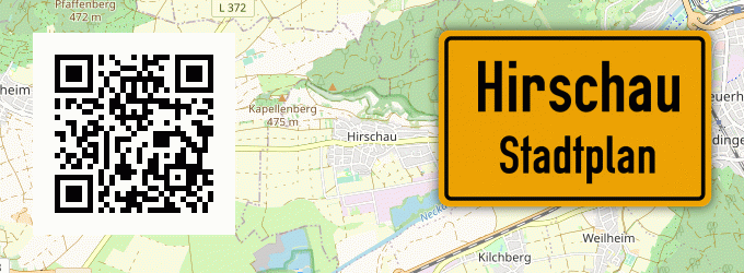 Stadtplan Hirschau