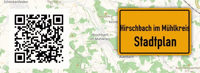 Stadtplan Hirschbach im Mühlkreis