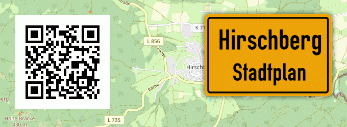 Stadtplan Hirschberg, Dillkreis