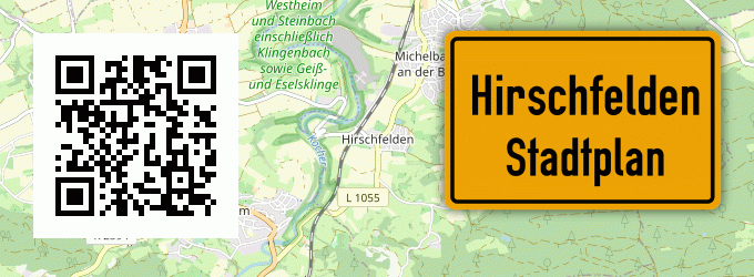Stadtplan Hirschfelden