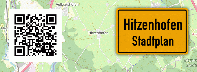Stadtplan Hitzenhofen