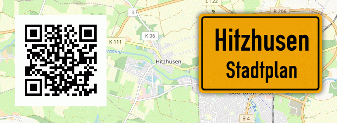 Stadtplan Hitzhusen