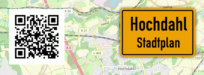 Stadtplan Hochdahl