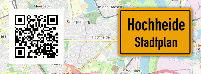 Stadtplan Hochheide