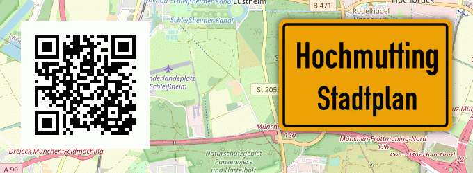 Stadtplan Hochmutting