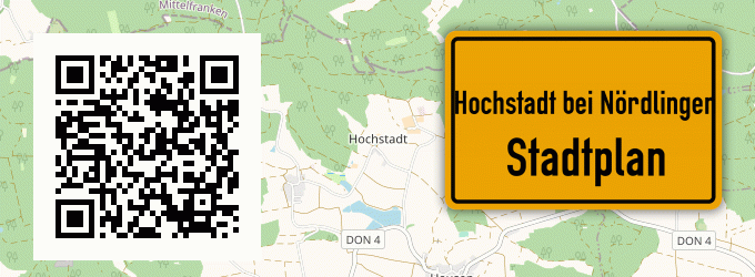 Stadtplan Hochstadt bei Nördlingen