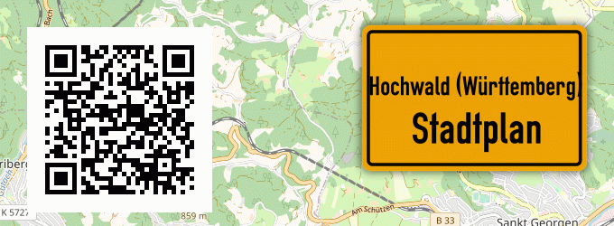 Stadtplan Hochwald (Württemberg)