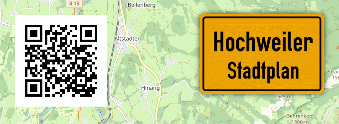 Stadtplan Hochweiler, Allgäu