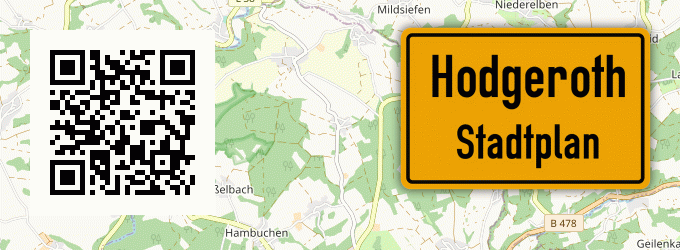 Stadtplan Hodgeroth