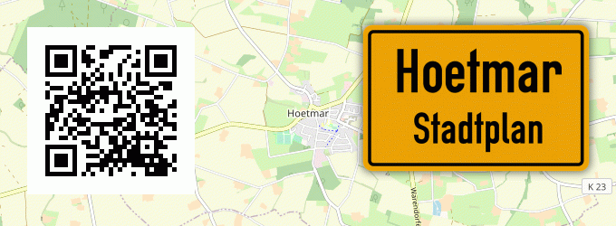 Stadtplan Hoetmar