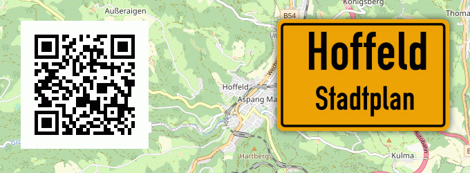 Stadtplan Hoffeld, Eifel